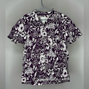 Purple Hawaiian Print Boys, Children's Place-size Small 5/6
